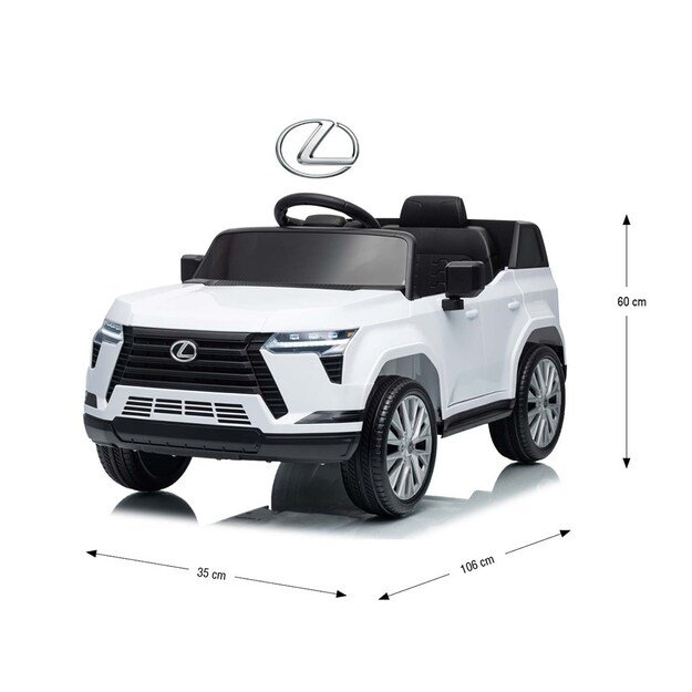 Electric baby car Milly Mally Lexus GX550 white