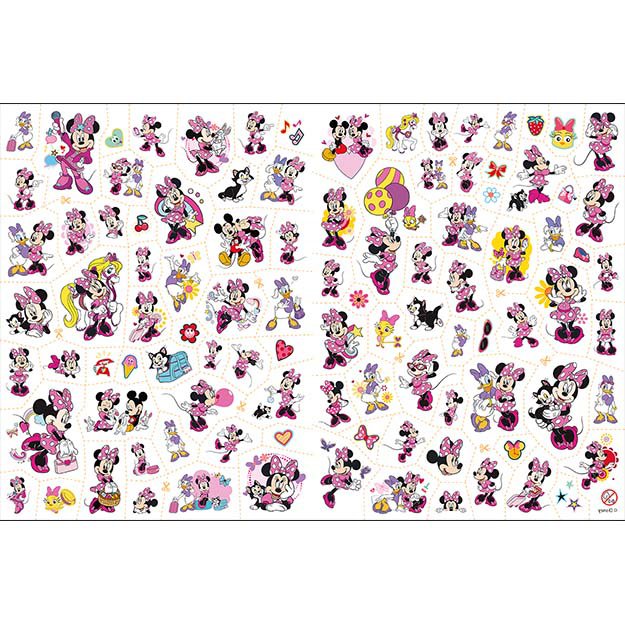 Coloring book and 100 Minnie tattoos