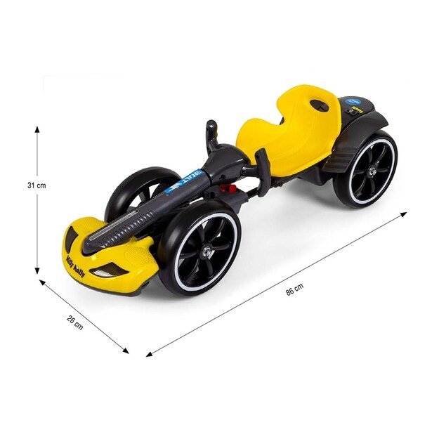 Electric go-kart GOKART BOLT Milly Mally yellow