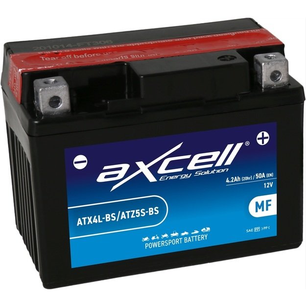 Axcell MF 3Ah 50A -/+ 12V akumuliatorius 113x70x85mm  