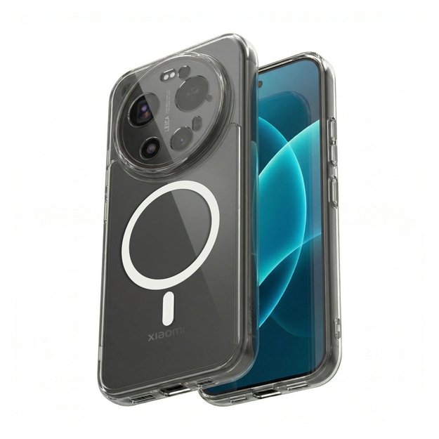 Crong Hybrid Clear Magnetic - MagSafe Xiaomi 17 Ultra Case (transparent)