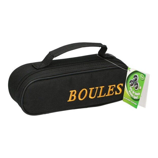 Boules set with carrying bag, 5 pieces
