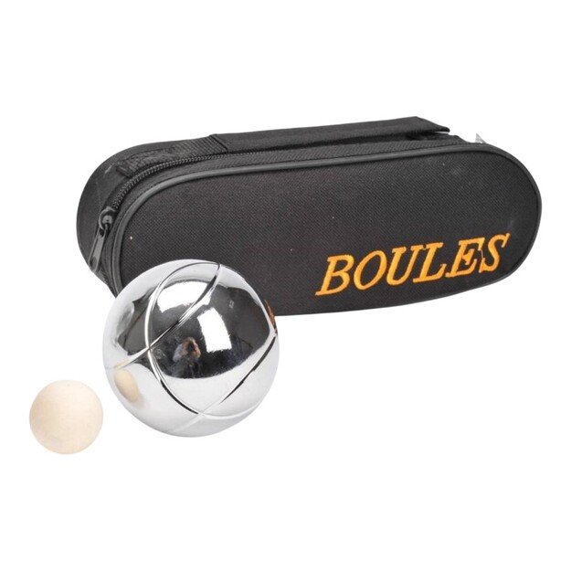 Boules set with carrying bag, 5 pieces