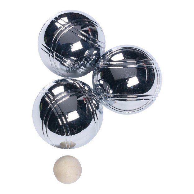 Boules set with carrying bag, 5 pieces