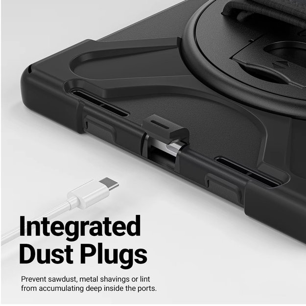Crong Defender Plus &ndash; Rugged case for Xiaomi Pad 8 / 8 Pro / Pad 7 / 7 Pro 11.2  (Black)