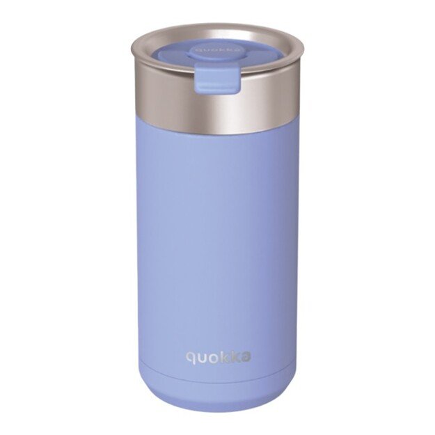 Quokka Boost Coffee Tumbler - Stainless Steel Thermal Mug with Infuser 400ml (Denim Blue)