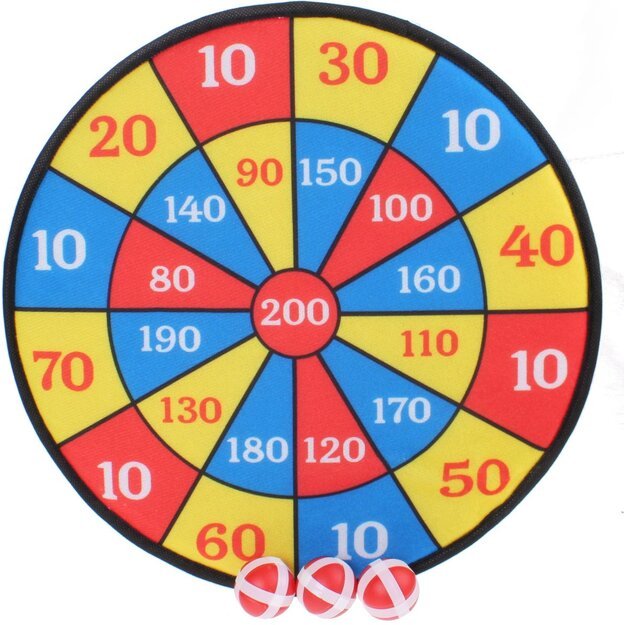 Dartboard Velcro 28 cm 3 balls