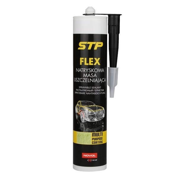 Pur&scaron;kiamas hermetikas STP FLEX juodas 290ml  