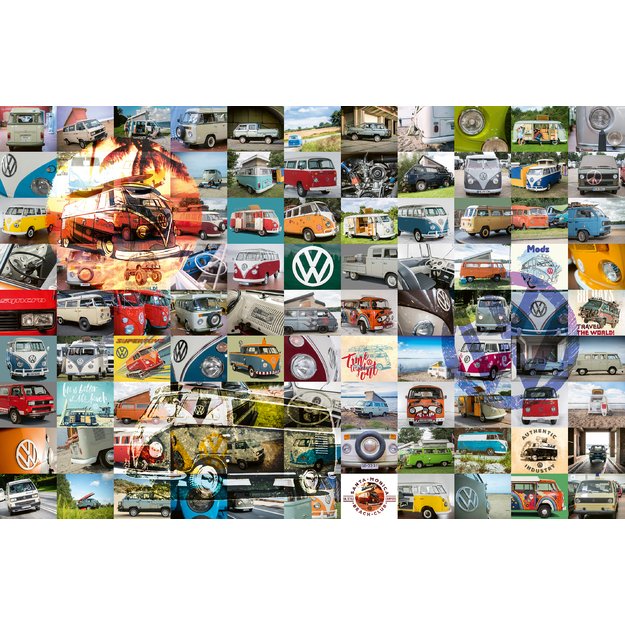 Ravensburger Puzzle 3000 pc 99 VW Campervan Moments