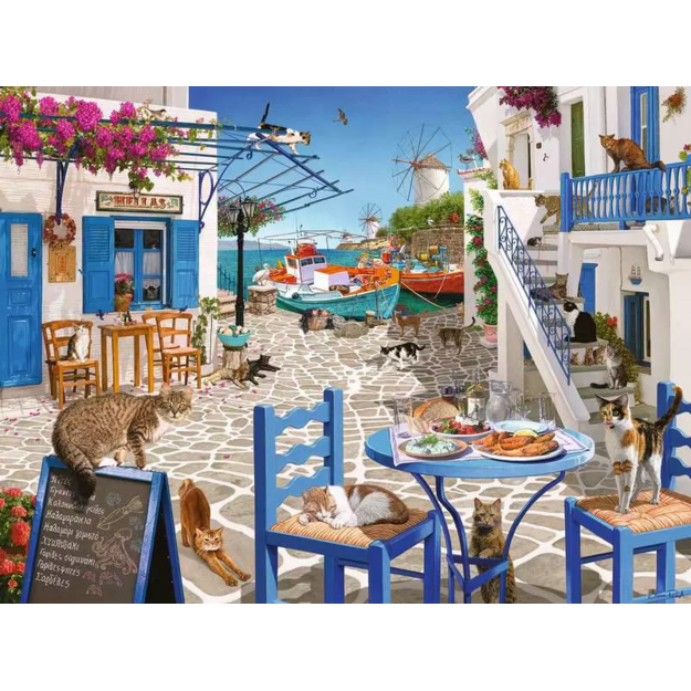 Ravensburger Puzzle 1500 Pieces: Cats of Mykonos