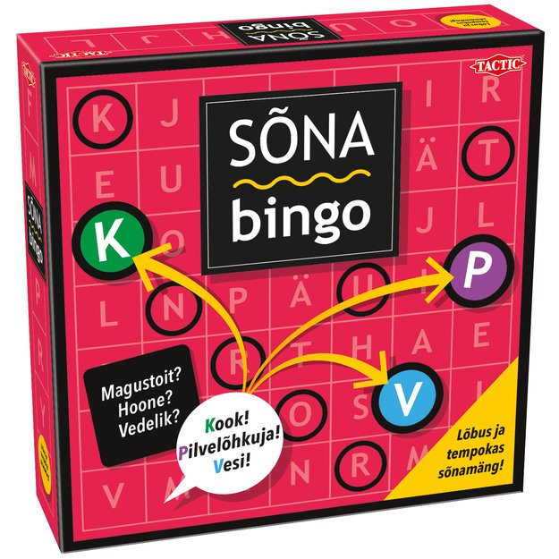 Tactic lauam&auml;ng S&otilde;na Bingo