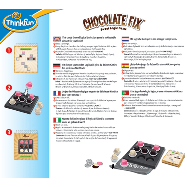 ThinkFun Logic Game Chocolate Fix