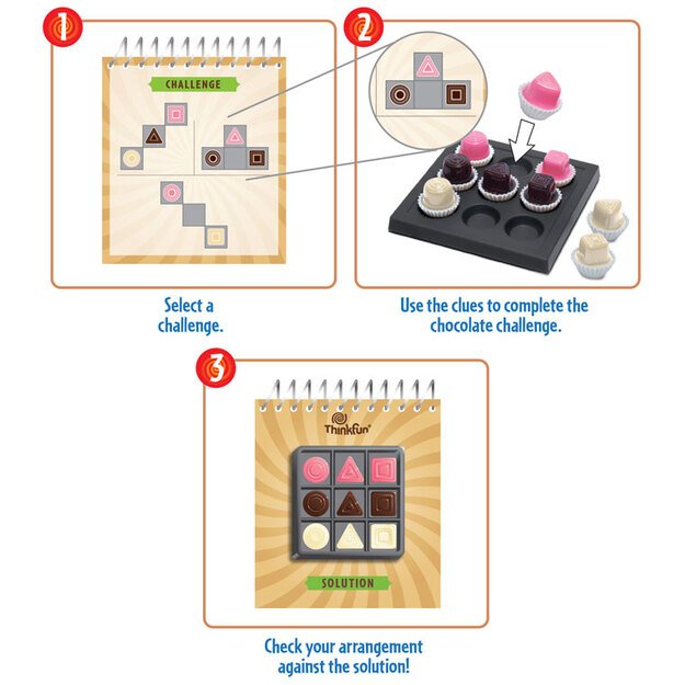ThinkFun Logic Game Chocolate Fix