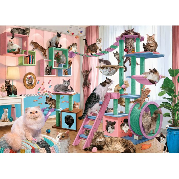 Ravensburger Puzzle 1000 pc Cat Room Paradise