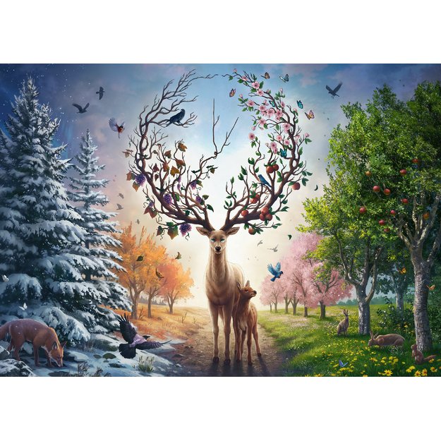 Ravensburger Puzzle 1000 Pieces: Magical Deer