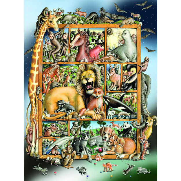 Ravensburger puzzle 100 pc Animals on a Picture Frame