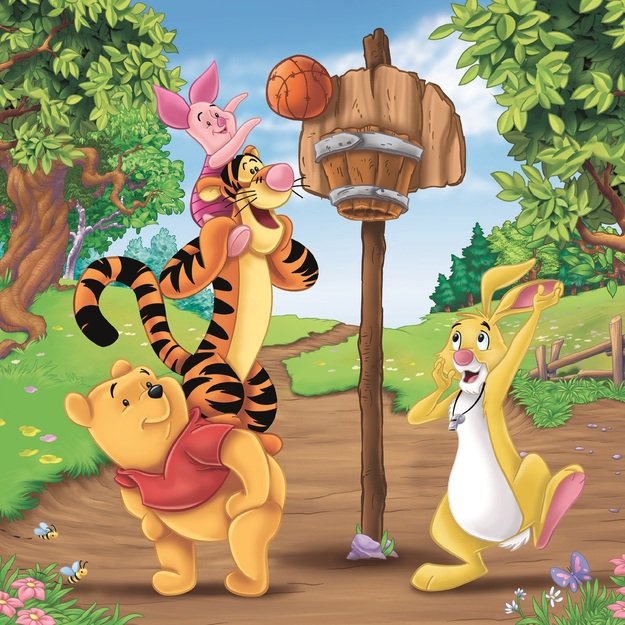 Ravensburger Puzzle 3x49 pc Winnie the Pooh - Sports Day
