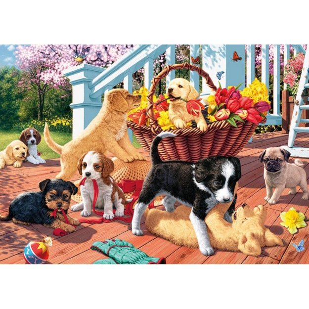 Dino Secret Puzzle 1000 pc Puppies