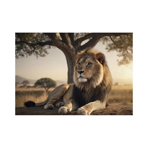 Dino Puzzle 500 Pieces: Resting Lion