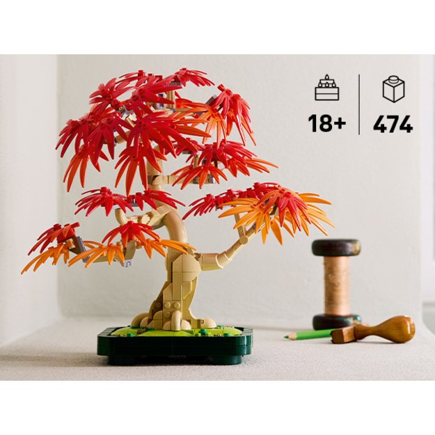 LEGO Botanicals Japanese Red Maple Bonsai Tree