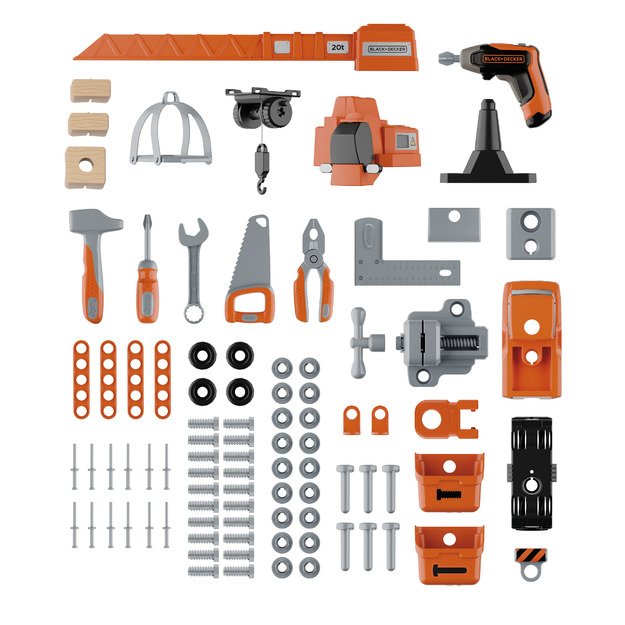 Smoby B&D Bricolo Builder Workbench  87 Pieces