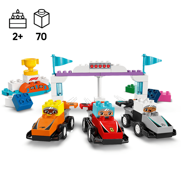 LEGO DUPLO F1 Team Race Cars & Drivers