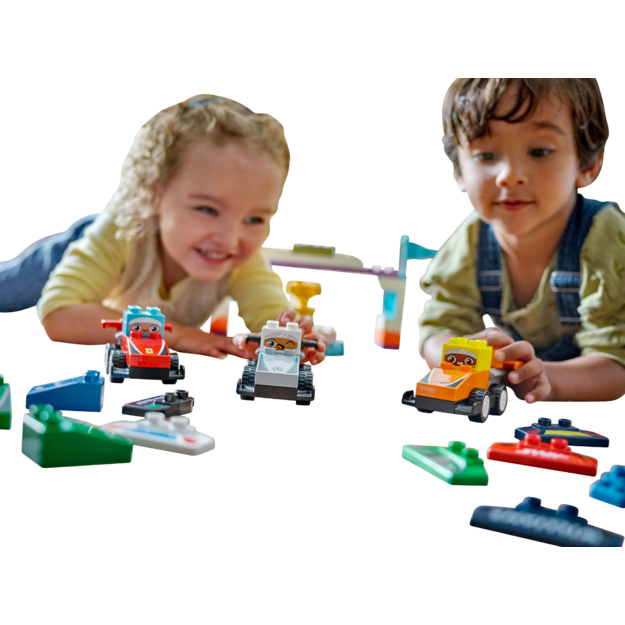 LEGO DUPLO F1 Team Race Cars & Drivers