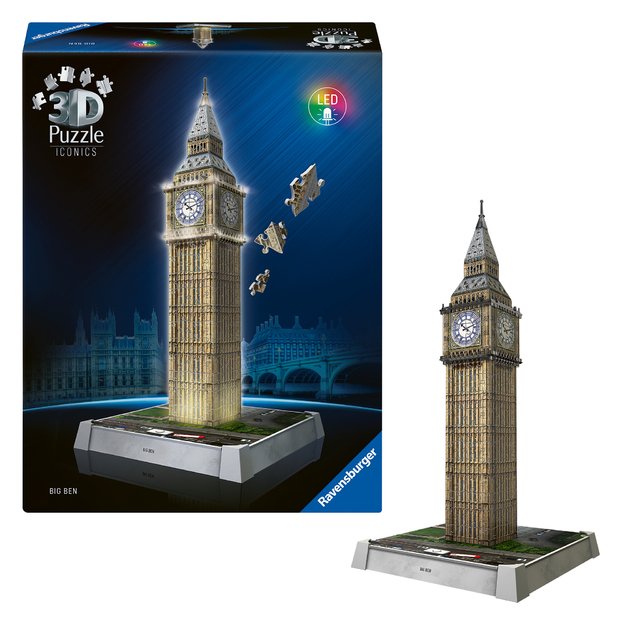 Ravensburger 3D Puzzle With LED Light: Big Ben