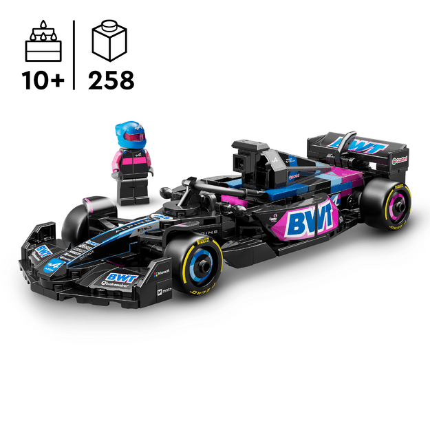 LEGO Speed Champions BWT Alpine F1 Team A524 Race Car