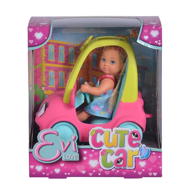 Simba Doll Evi With A Cute Car 