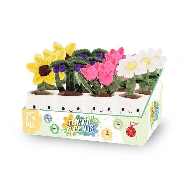 Keel Toys Flower Bobballs 12 cm - 4 different