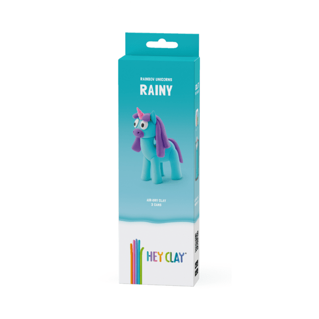 HEY CLAY Modeling Clay Unicorn Rainy 3 pc
