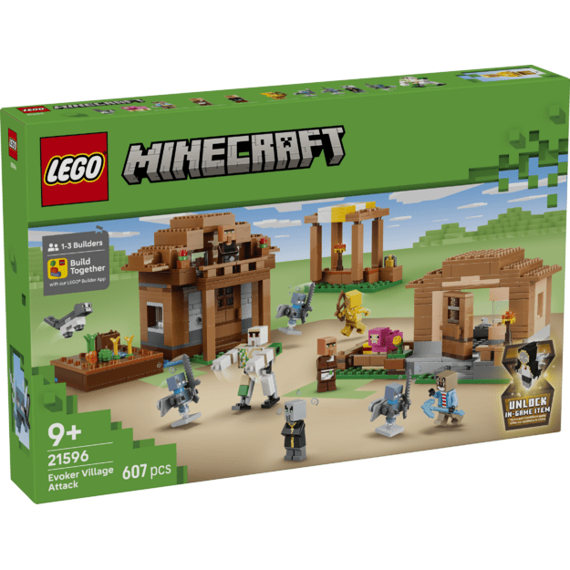 LEGO Minecraft Evoker Village Attack