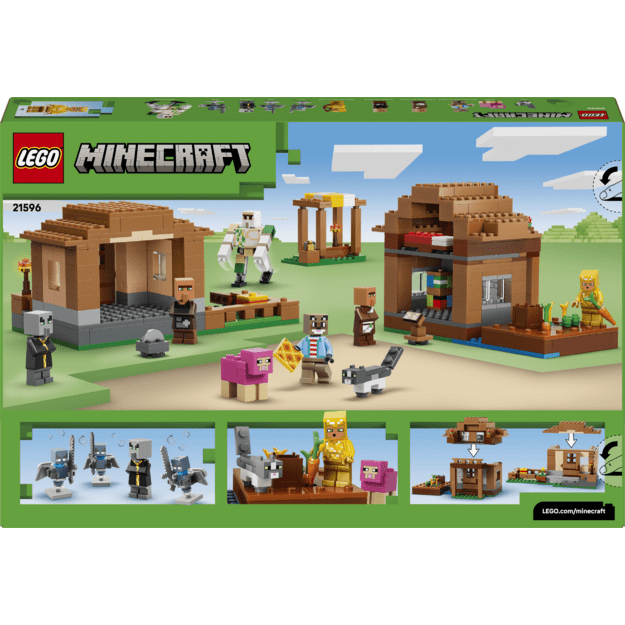 LEGO Minecraft Evoker Village Attack