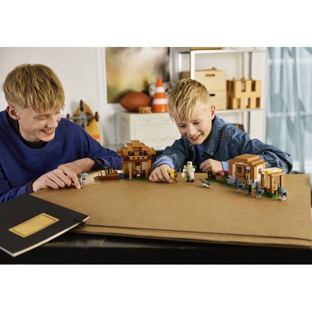 LEGO Minecraft Evoker Village Attack