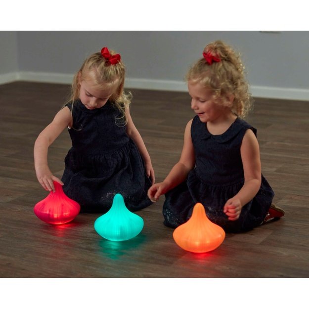 TTS Light Up Twist and Turn Spinning Tops