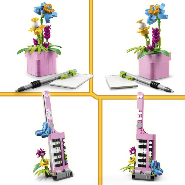 LEGO Creator Typewriter with Flowers