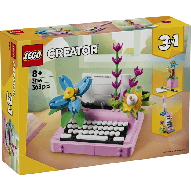 LEGO Creator Typewriter with Flowers