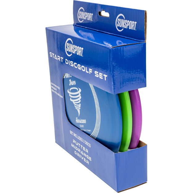 Sunsport Discgolf starter set, 3 pcs