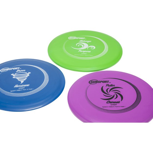 Sunsport Discgolf starter set, 3 pcs