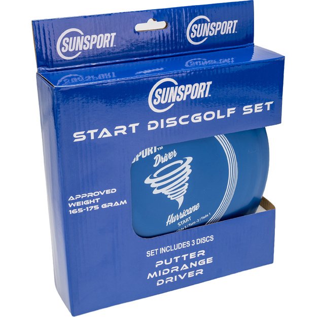 Sunsport Discgolf starter set, 3 pcs