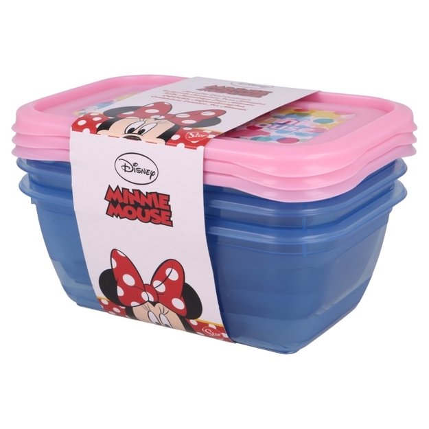 Minnie Mouse - 540 ml maisto talpos rinkinys (3 vnt.) 8