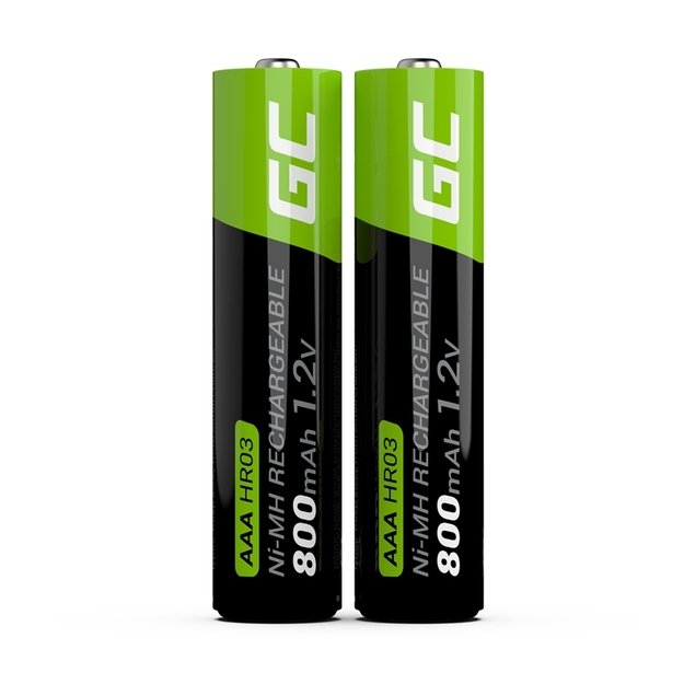 Green Cell 2x AAA HR03 baterijos 800mAh