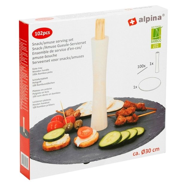 Alpina - Rinkinys užkandžiams patiekti 30 cm 27