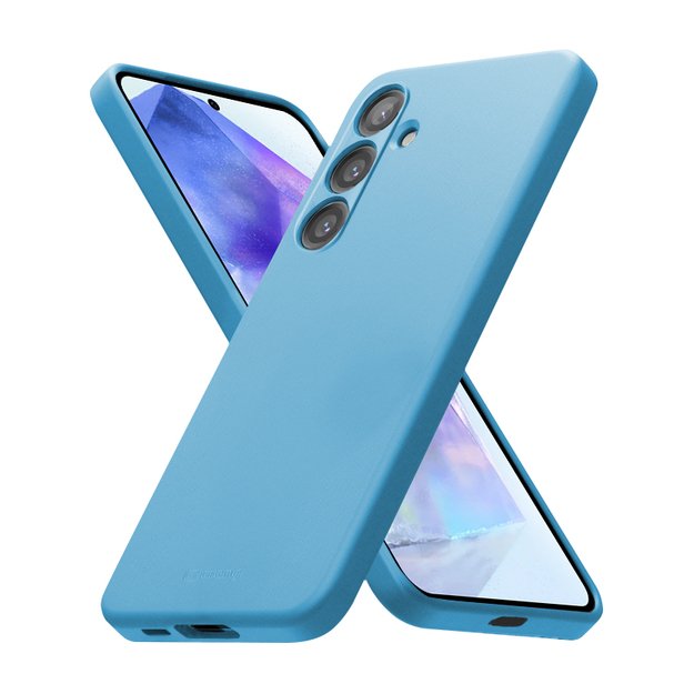 Crong Color Cover – dėklas, skirtas Samsung Galaxy A55 5G (mėlynas)