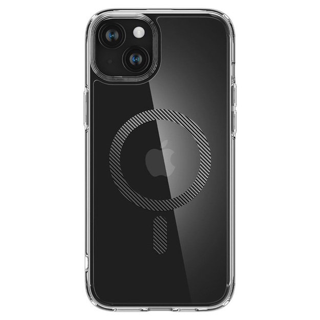 Spigen Ultra Hybrid MagSafe – dėklas, skirtas iPhone 15 (anglies pluoštas)