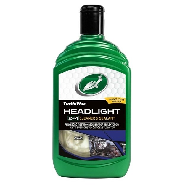 Žibintų naujiklis HEADLIGHT RESTORER LIQUID Turtle Wax® 300ML  