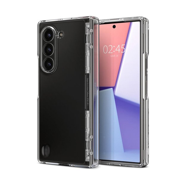 Spigen Ultra Hybrid Pro – dėklas, skirtas Samsung Galaxy Z Fold 6 (Crystal Clear)