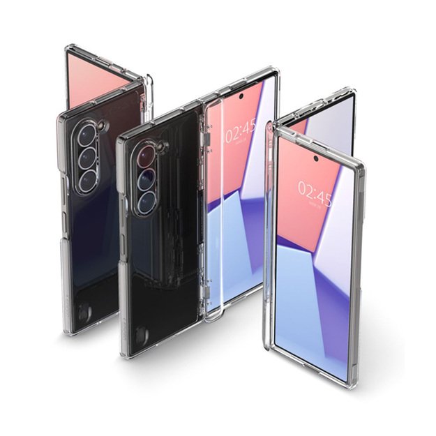 Spigen Ultra Hybrid Pro – dėklas, skirtas Samsung Galaxy Z Fold 6 (Crystal Clear)