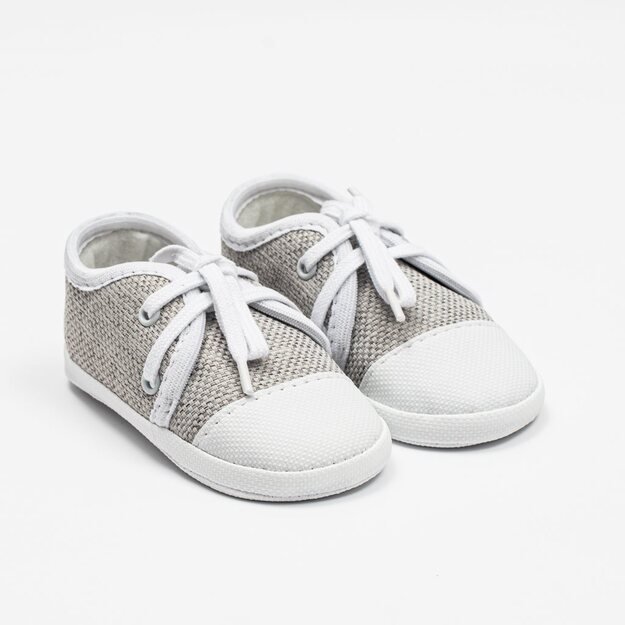Kūdikių sportbačiai New Baby džinsai pilki 3-6 m, dydis 3-6 m, 3-6 m